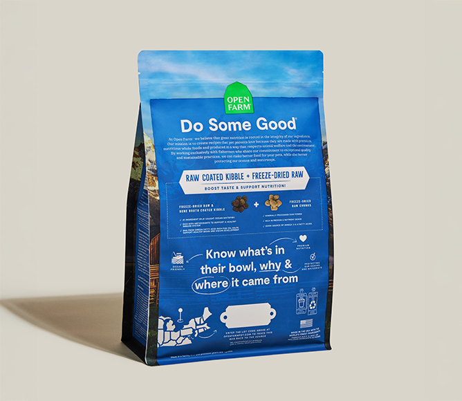 Wild-Caught Fish Grain-Free Puppy Kibble – Freeze-Dried Coated, DHA-Rich
