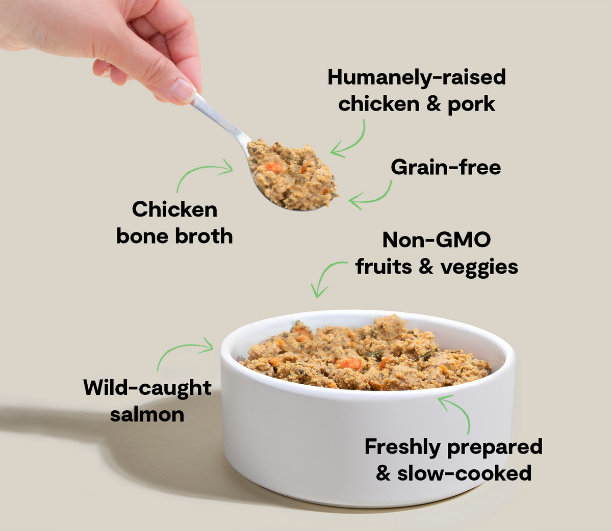 Grain-Free Freshly Crafted Puppy Food – Human-Grade Gently Cooked Recipe