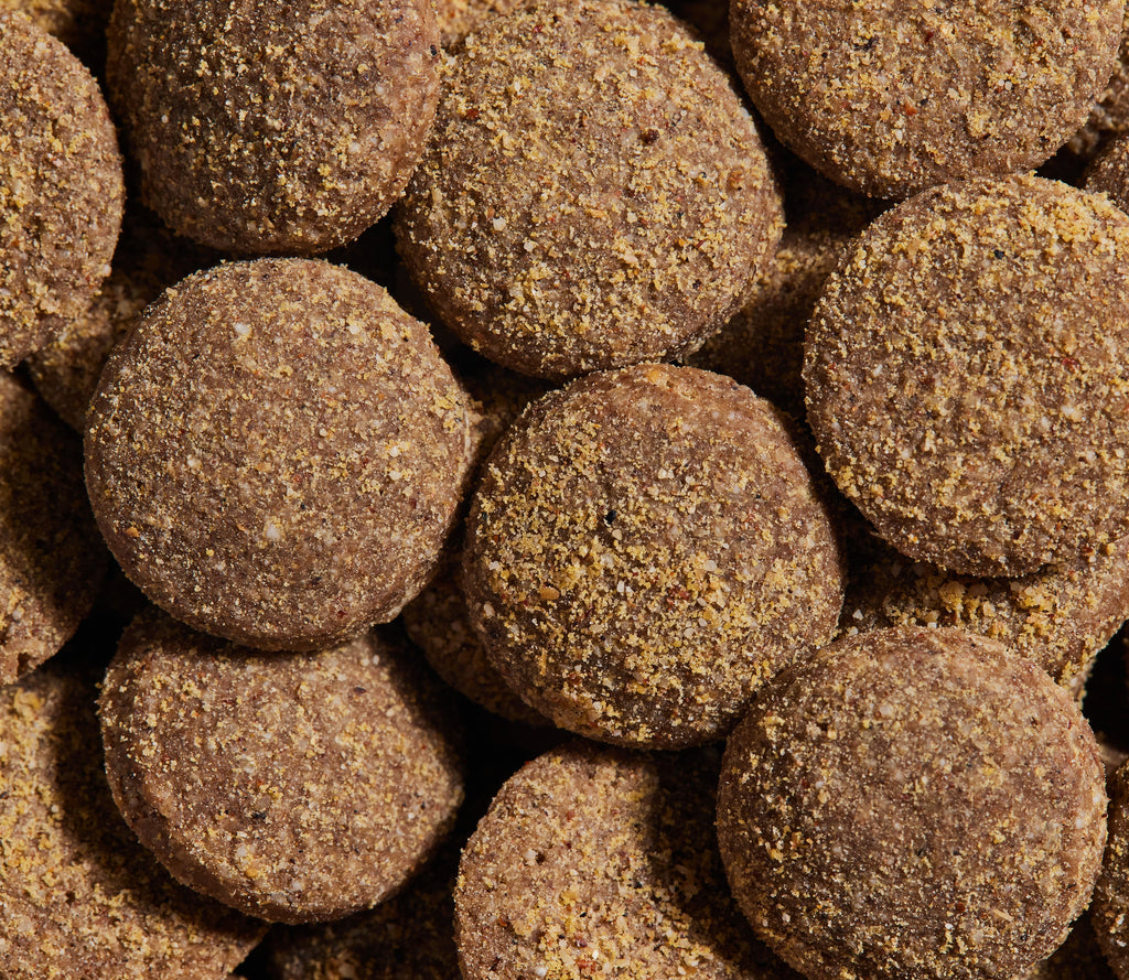Oven-Baked Beef & Oatmeal Crunchy Dog Biscuits – Probiotic Reward Treats