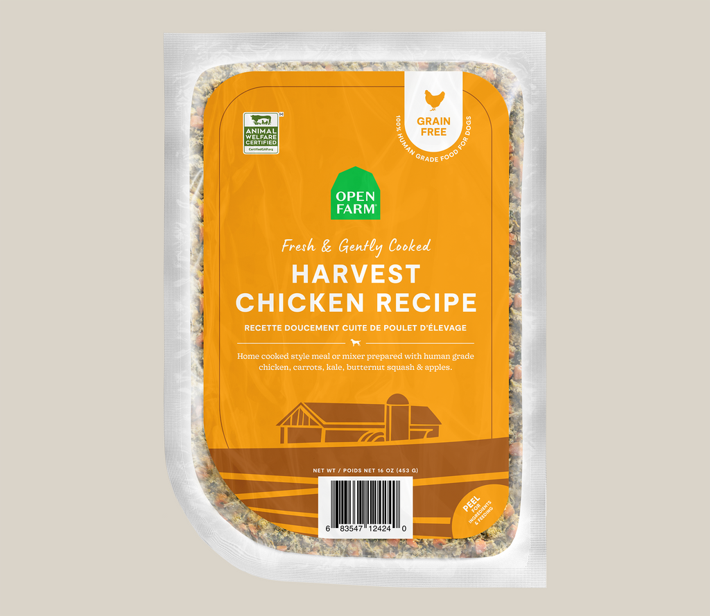 Grain-Free Harvest Chicken Gently Cooked Frozen Dog Food – Human-Grade