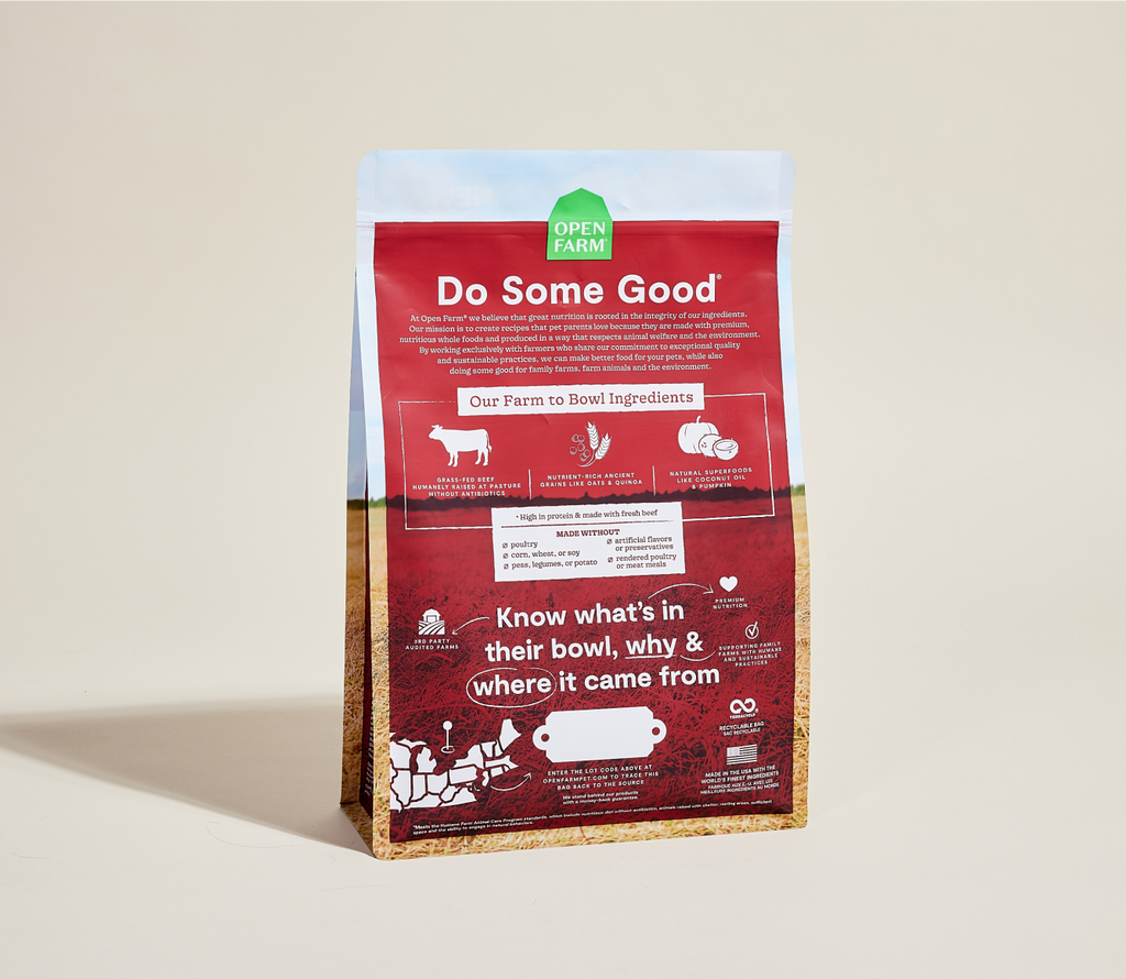 Certified Humane Grass-Fed Beef & Ancient Grains Dry Dog Kibble