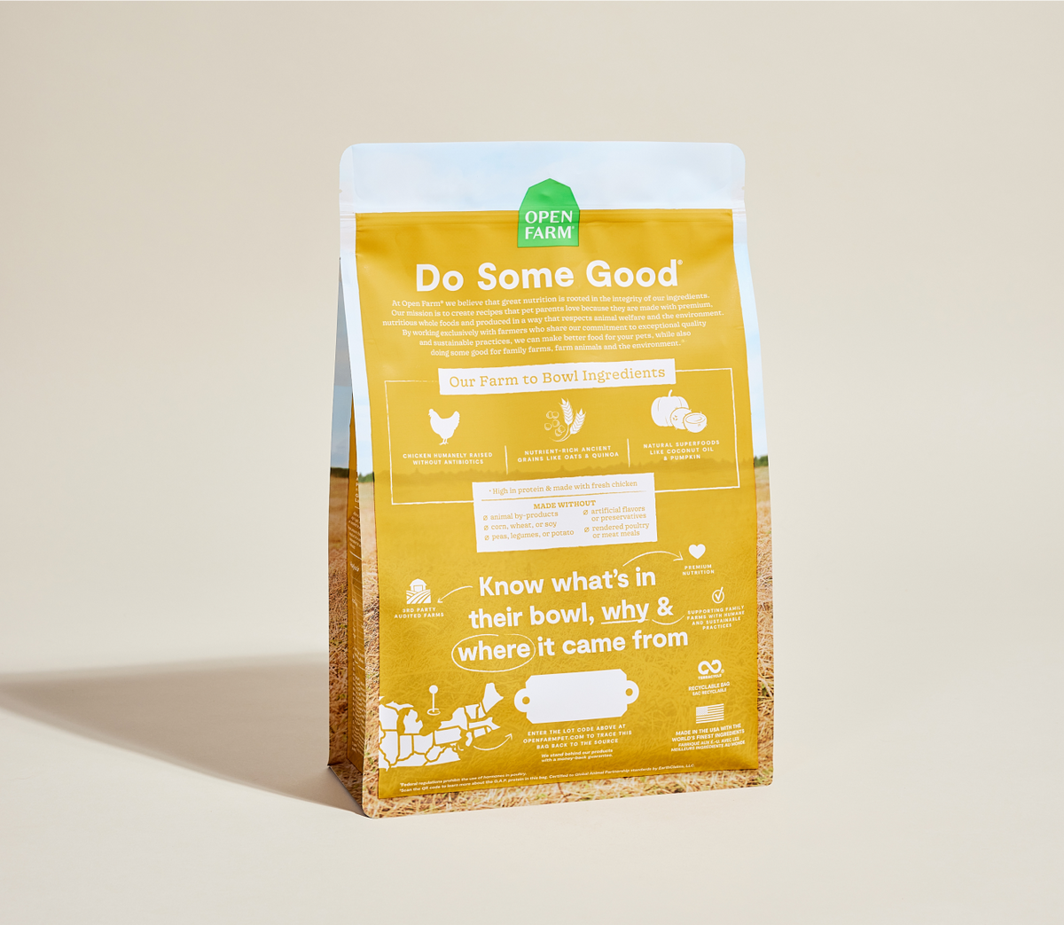 Harvest Chicken & Ancient-Grain Dog Kibble – Quinoa Coconut Oil Friendly