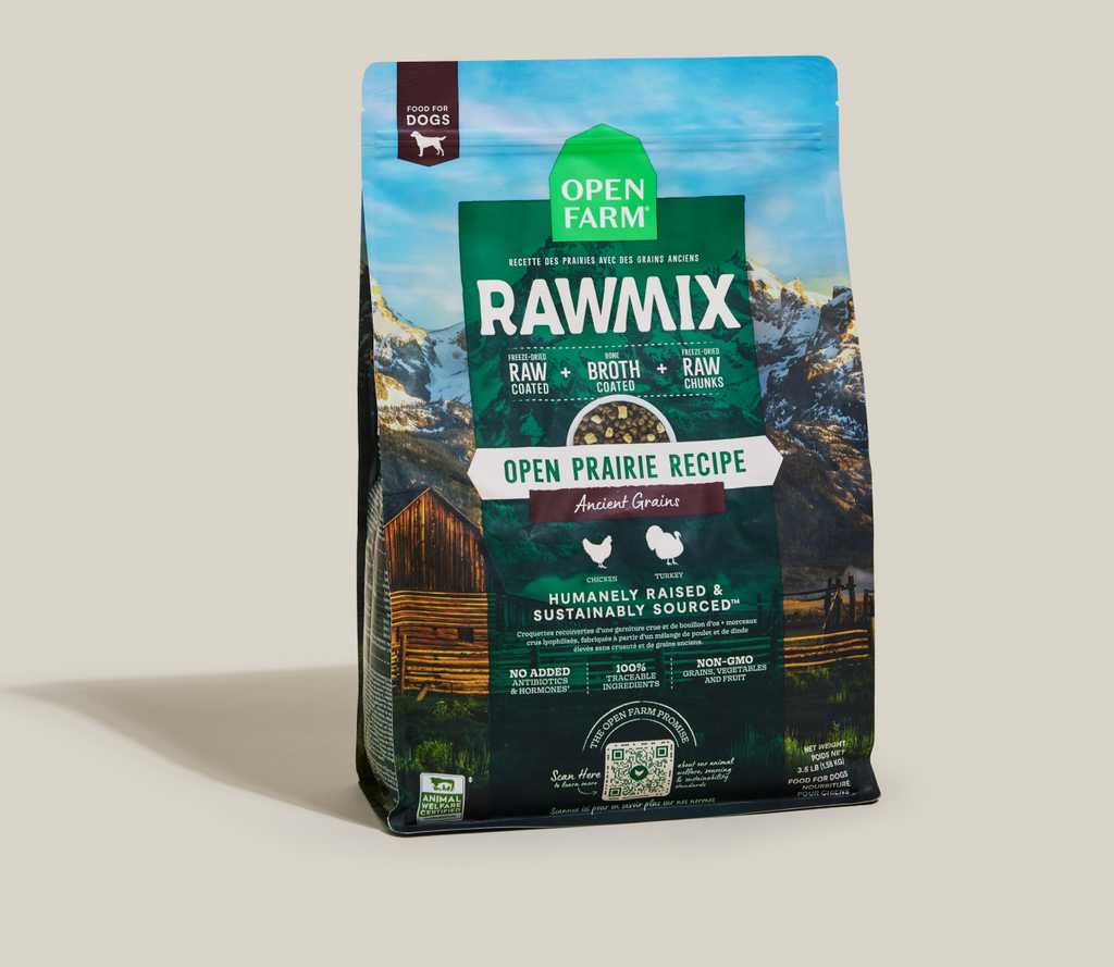 Chicken & Turkey Ancient-Grain RawMix Dog Kibble – Freeze-Dried Coated