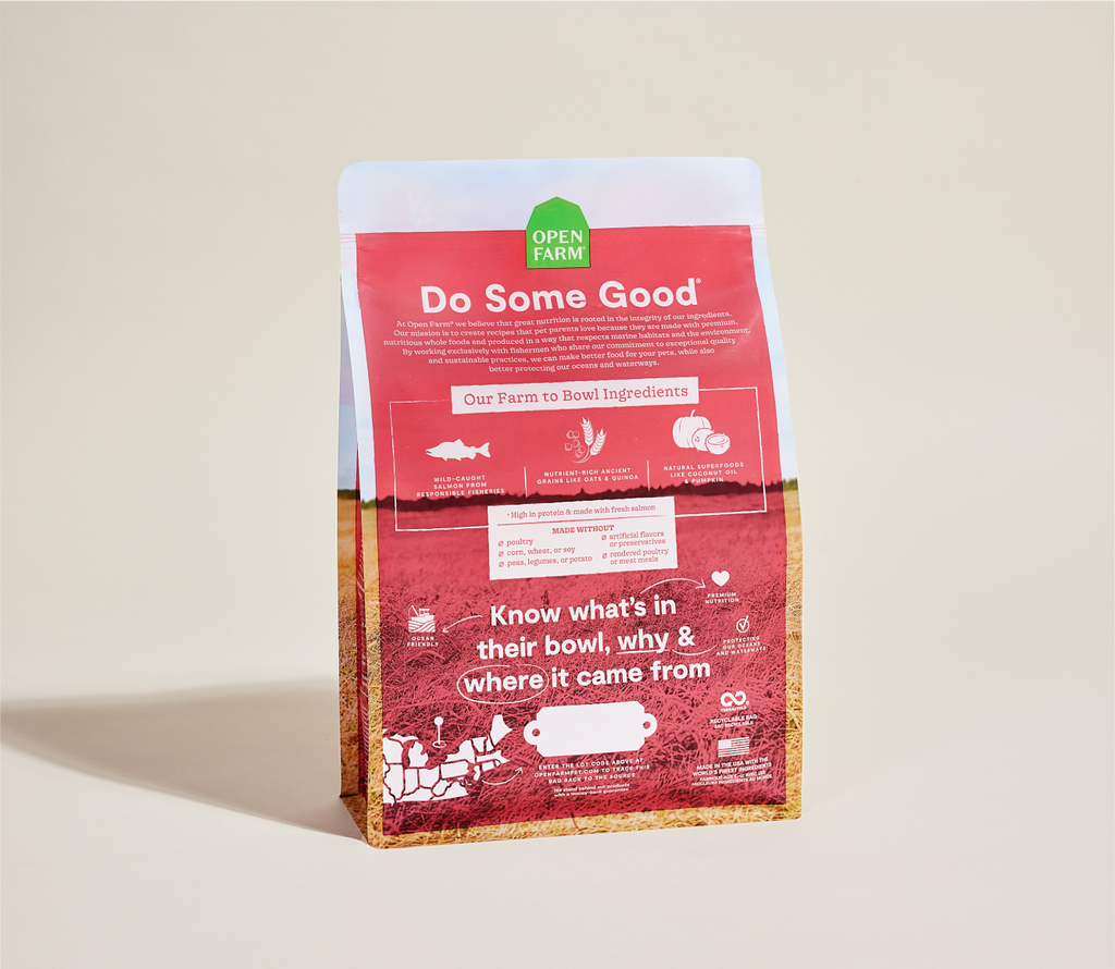 Pacific Salmon & Ancient-Grain Dog Kibble – Omega-3 Quinoa Friendly