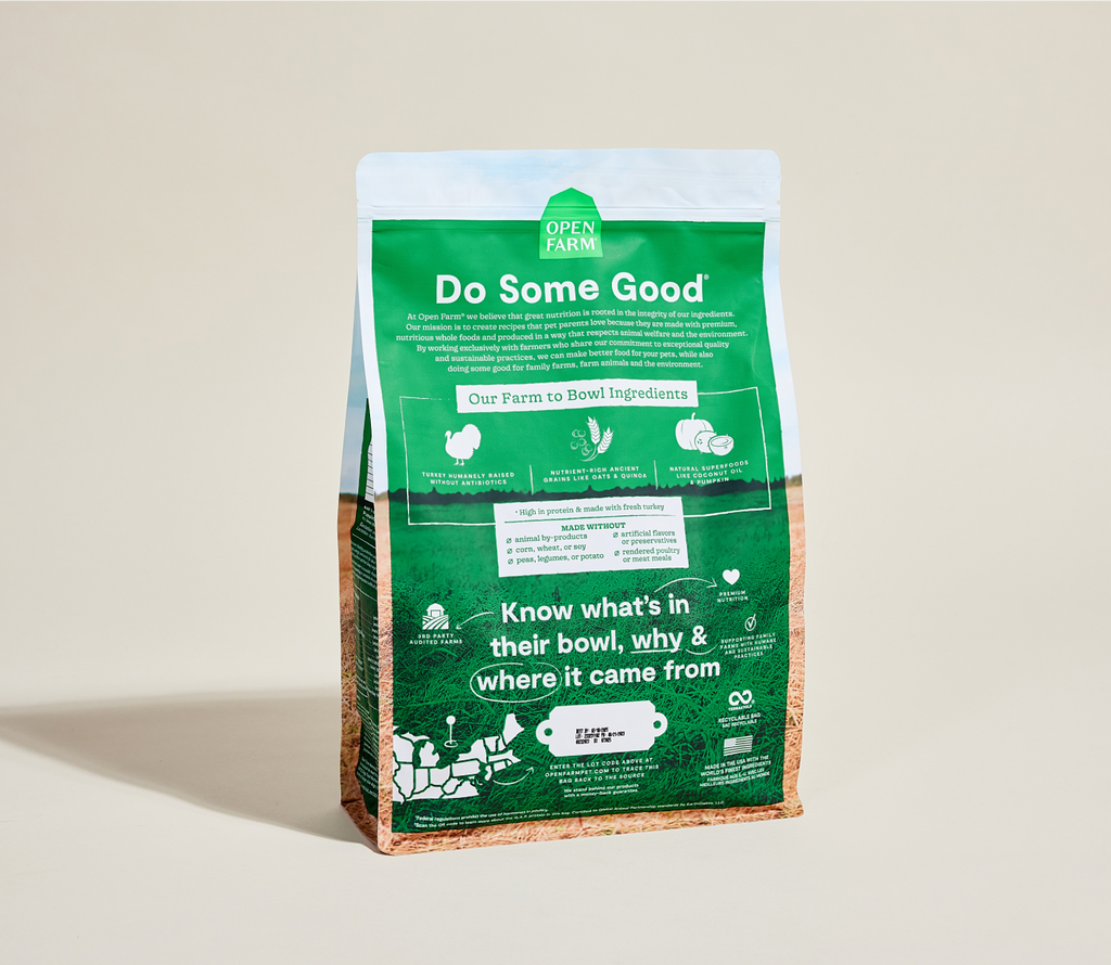Homestead Turkey & Ancient Grains Dry Dog Kibble – Sensitive Stomachs
