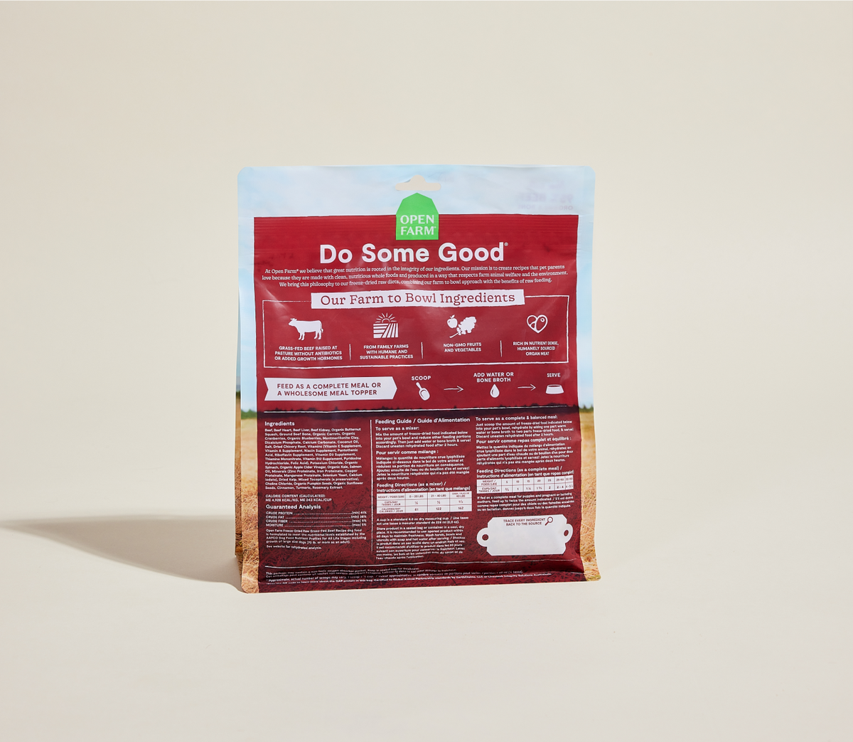 Single-Protein Grass-Fed Beef Freeze-Dried Raw Morsels – Dog Food, Grain-Free