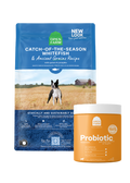 Whitefish Kibble + Probiotic Chew Bundle – Dry Dog Food & Digestive Support