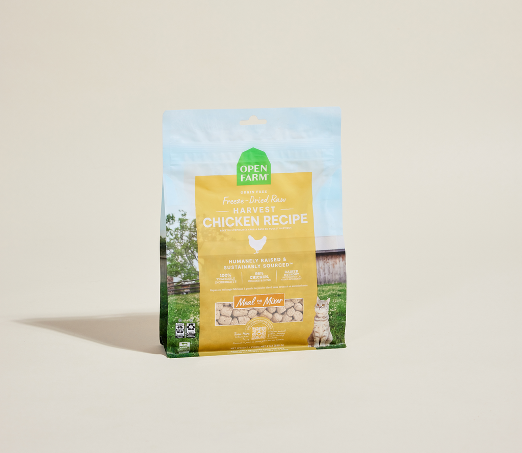 Freeze-Dried Raw Chicken Morsels for Cats – 98% Chicken Liver & Bone