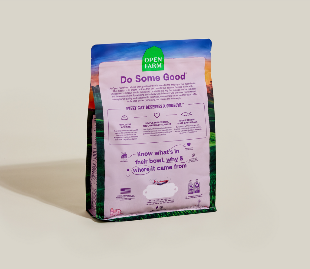 Wild-Caught Salmon & Brown Rice Cat Kibble – Protein-Rich Dry Food