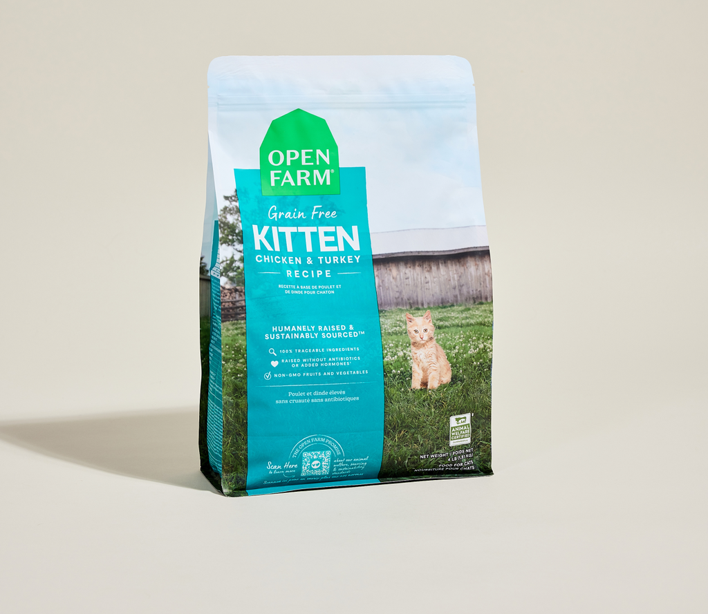 Grain-Free Chicken & Turkey Kibble for Growing Kittens - Digestive Support