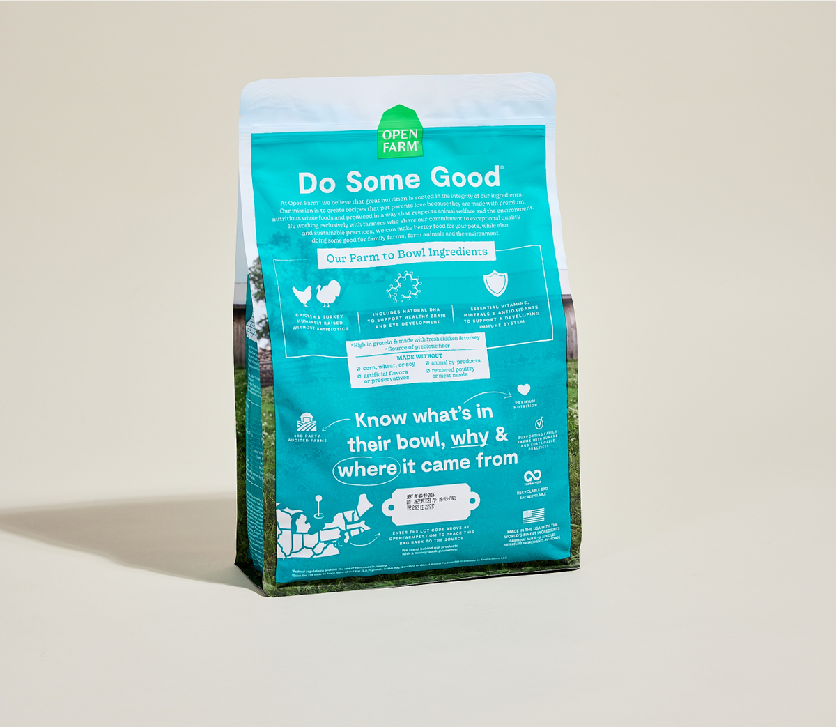 Grain-Free Chicken & Turkey Kibble for Growing Kittens - Digestive Support