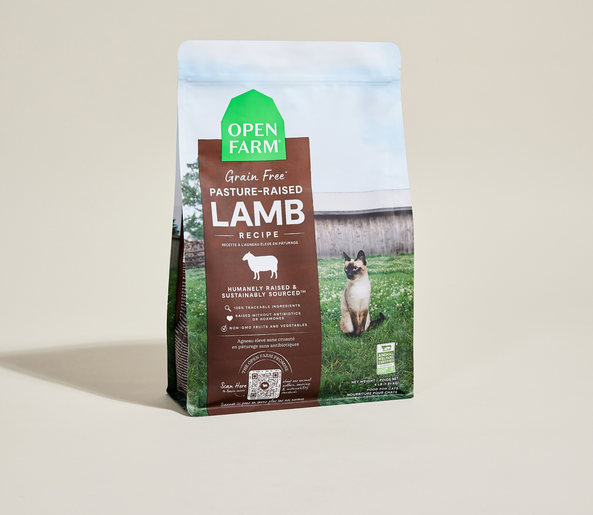 New Zealand Lamb Grain-Free Cat Kibble – Digestive Support Dry Food