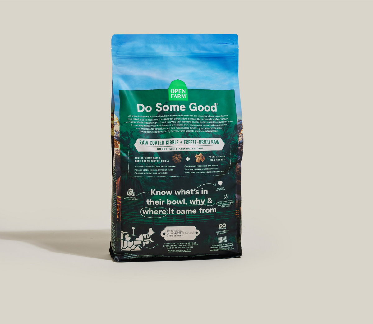 Chicken & Turkey Grain-Free Raw-Coated Cat Kibble – Freeze-Dried Bites