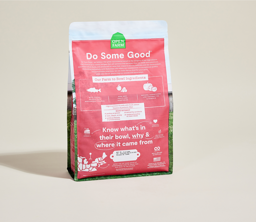 Grain-Free Wild-Caught Salmon Cat Kibble - Omega-3 & DHA Skin & Coat Meal