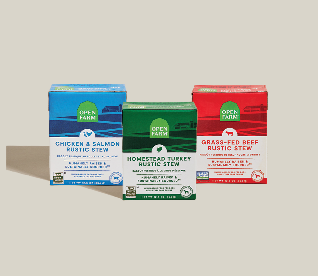 Rustic Wet Stew Variety Pack – Beef, Turkey & Chicken Salmon Dog Food Cans