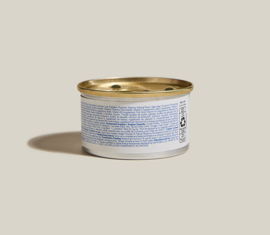 Chicken & Wild Pollock Weight-Management Pâté – Low-Calorie Cat Food