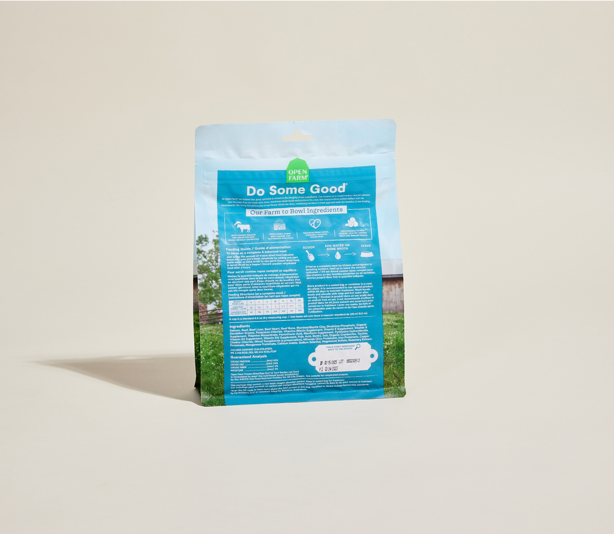 Surf & Turf Freeze-Dried Raw Morsels for Cats – 98% Beef Salmon Organ