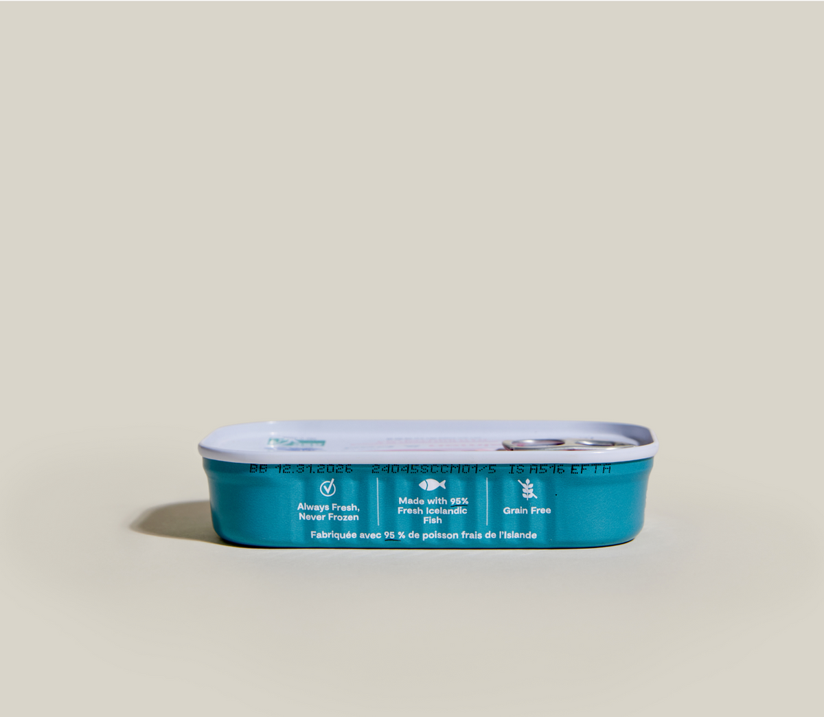 Icelandic Salmon & Cod Grain-Free Cat Food Topper Mousse – 95% Fish