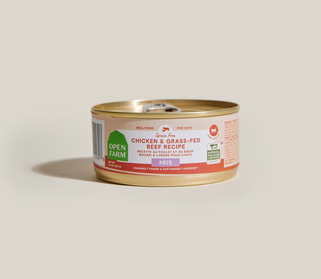 Grass-Fed Beef & Chicken Pâté for Cats – Grain-Free, Moisture-Rich