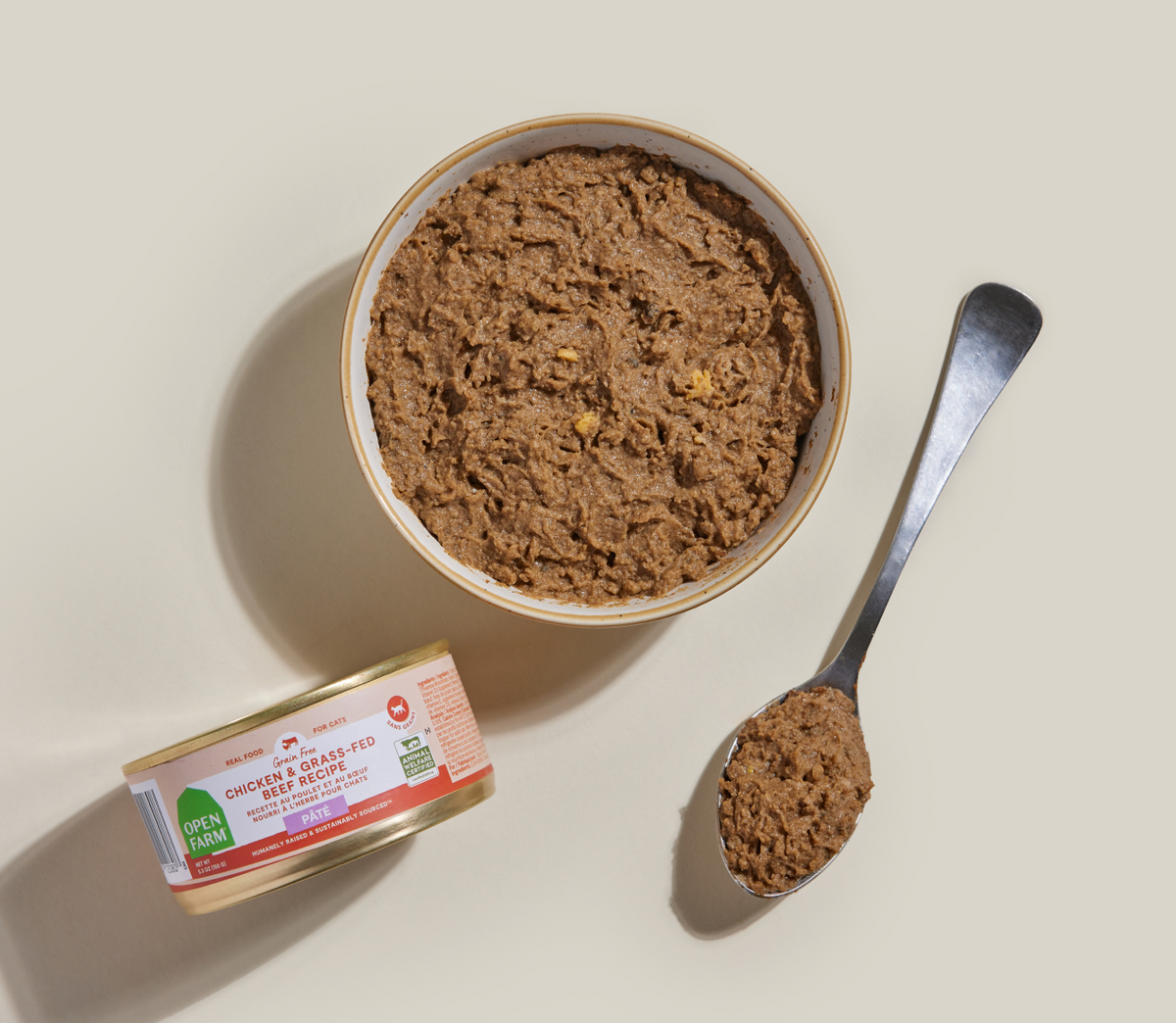 Grass-Fed Beef & Chicken Pâté for Cats – Grain-Free, Moisture-Rich