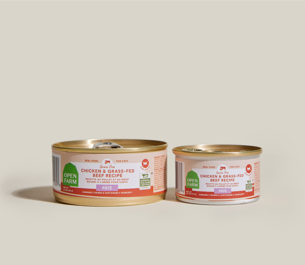 Grass-Fed Beef & Chicken Pâté for Cats – Grain-Free, Moisture-Rich