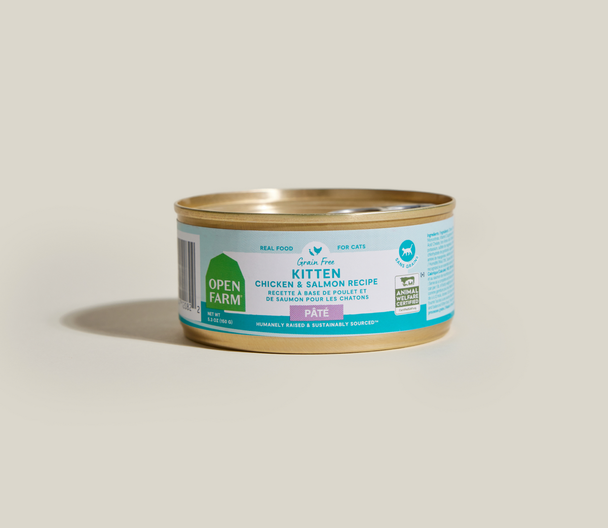 Kitten Chicken & Salmon Pâté – DHA-Rich Grain-Free Wet Cat Food