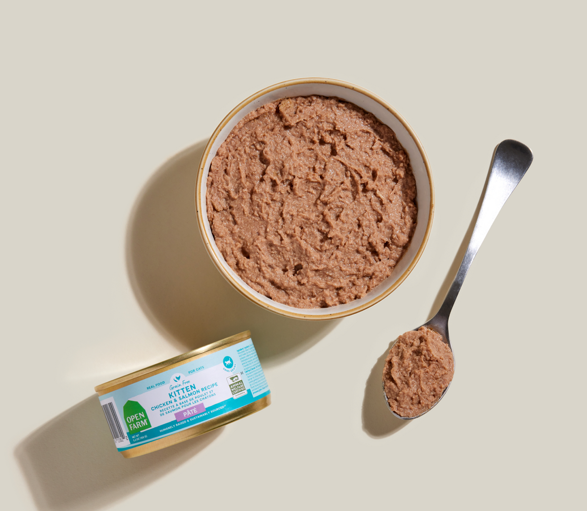 Kitten Chicken & Salmon Pâté – DHA-Rich Grain-Free Wet Cat Food