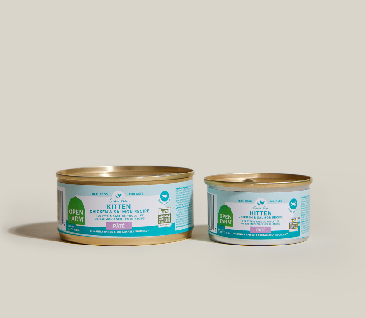 Kitten Chicken & Salmon Pâté – DHA-Rich Grain-Free Wet Cat Food