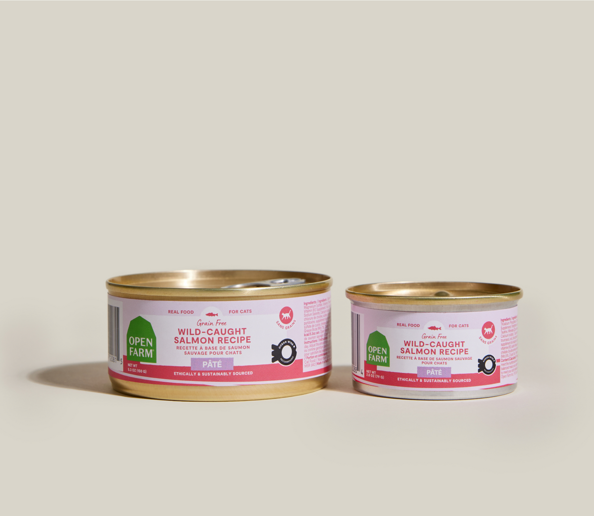 Wild Pacific Salmon Pâté for Cats – Ocean Wise Pumpkin Dandelion Greens