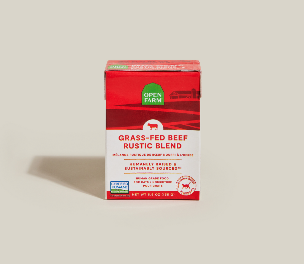 Grass-Fed Beef Kettle-Cooked Rustic Blend – Grain-Free Wet Cat Food