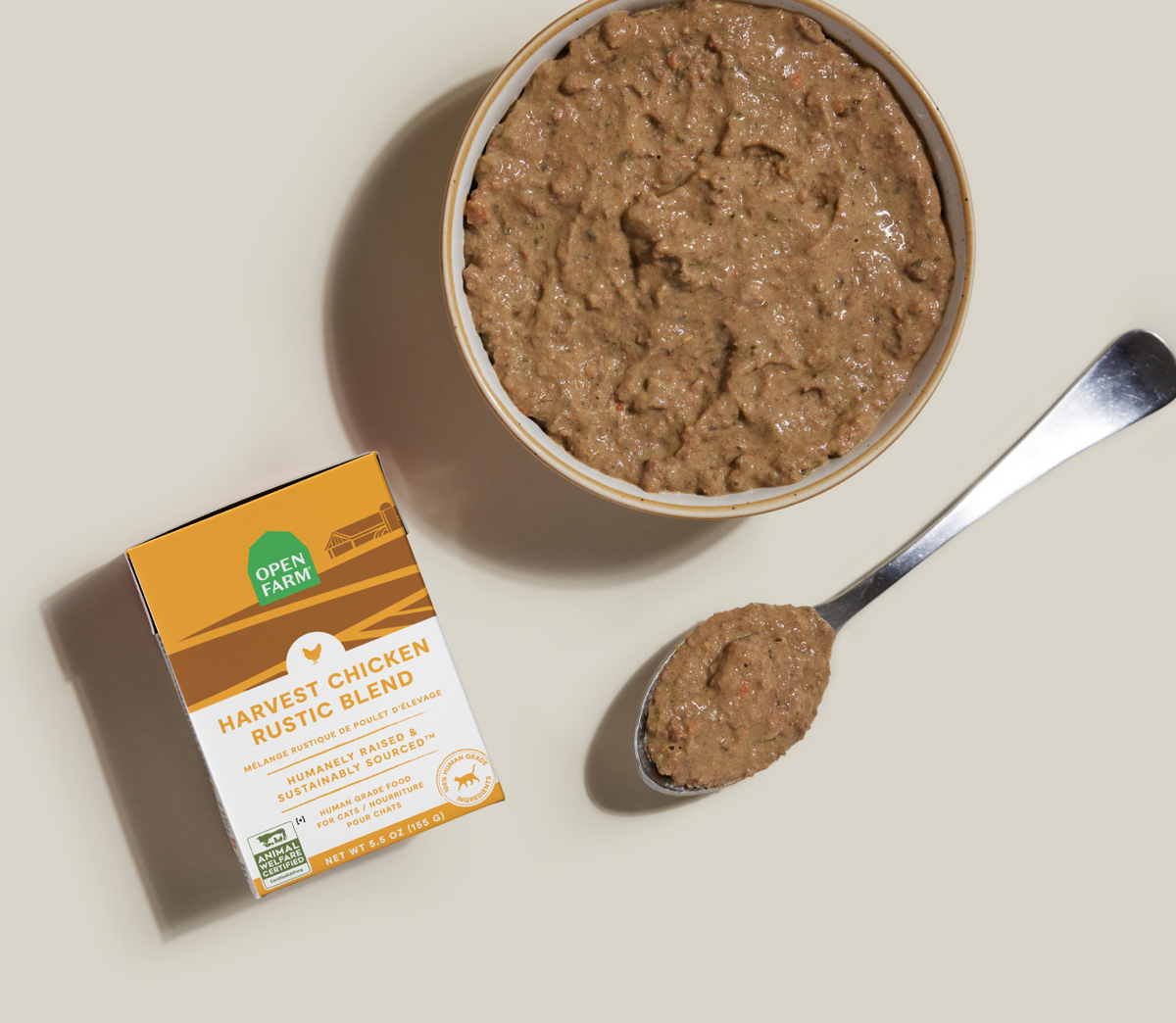 Chicken & Dandelion Greens Rustic Blend – Grain-Free Wet Cat Food