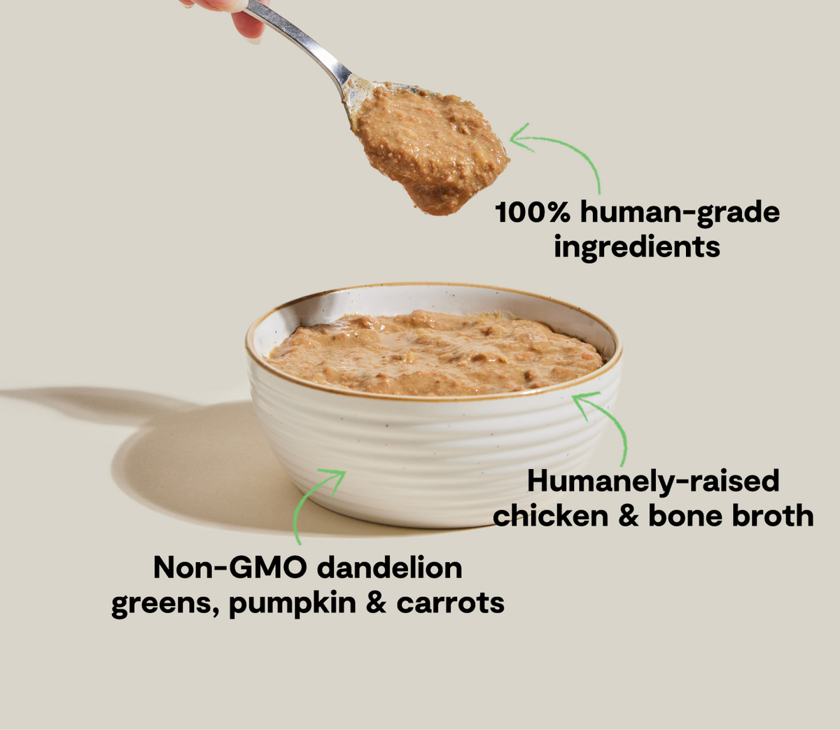 Chicken & Dandelion Greens Rustic Blend – Grain-Free Wet Cat Food