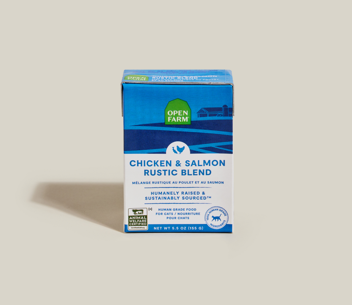 Chicken & Salmon Kettle-Cooked Rustic Blend – Wet Cat Food, Complete