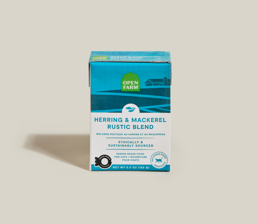 Ocean Wise Herring & Mackerel Wet Cat Food – Kettle-Cooked Rustic Blend