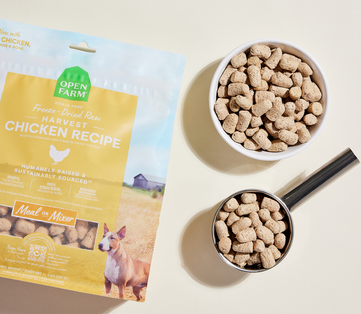Single-Protein Chicken Freeze-Dried Raw Morsels – Grain-Free Dog Food