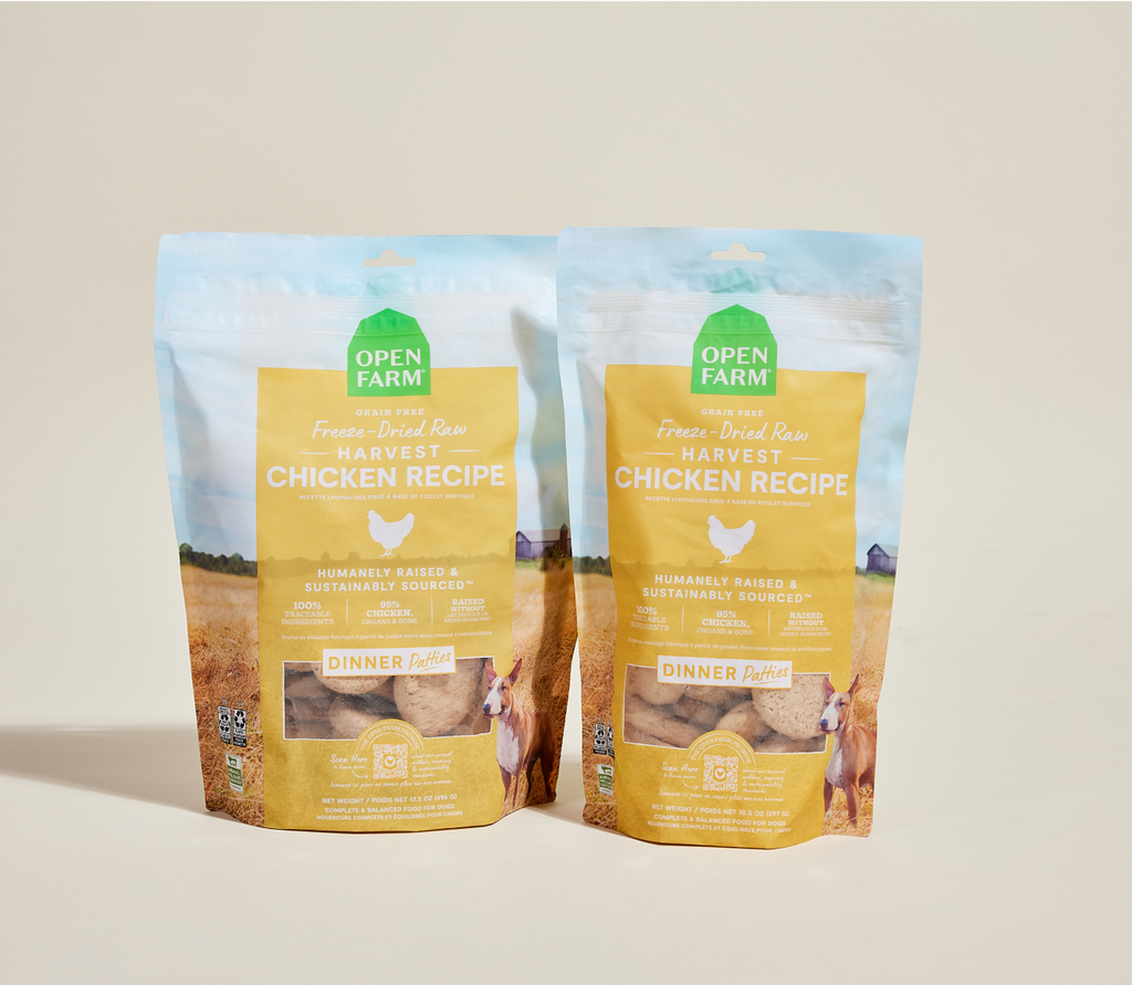 Freeze-Dried Raw Chicken Patties for Dogs - 95% Chicken, Organ & Bone Meal