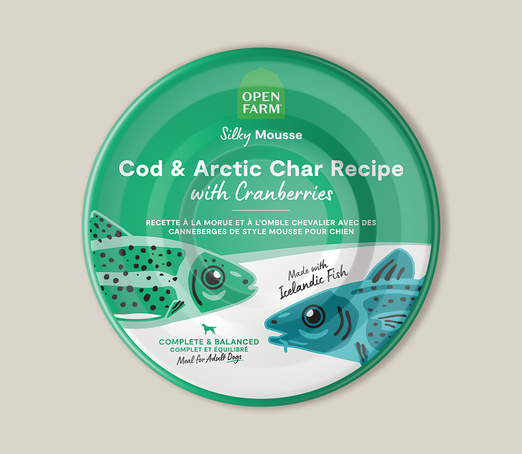 MSC Icelandic Cod & ASC Arctic Char Grain-Free Wet Dog Food Mousse