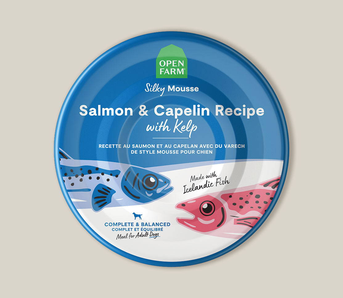 ASC Icelandic Salmon & MSC Capelin Grain-Free Wet Dog Food with Kelp