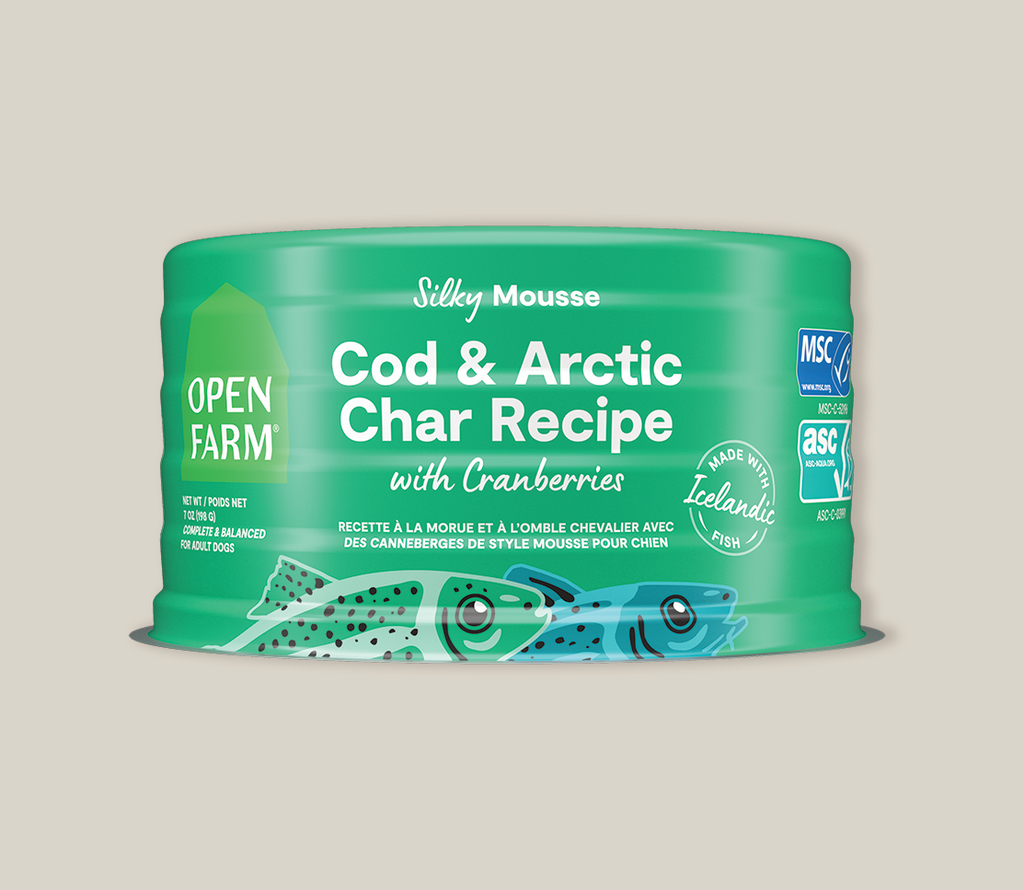 MSC Icelandic Cod & ASC Arctic Char Grain-Free Wet Dog Food Mousse