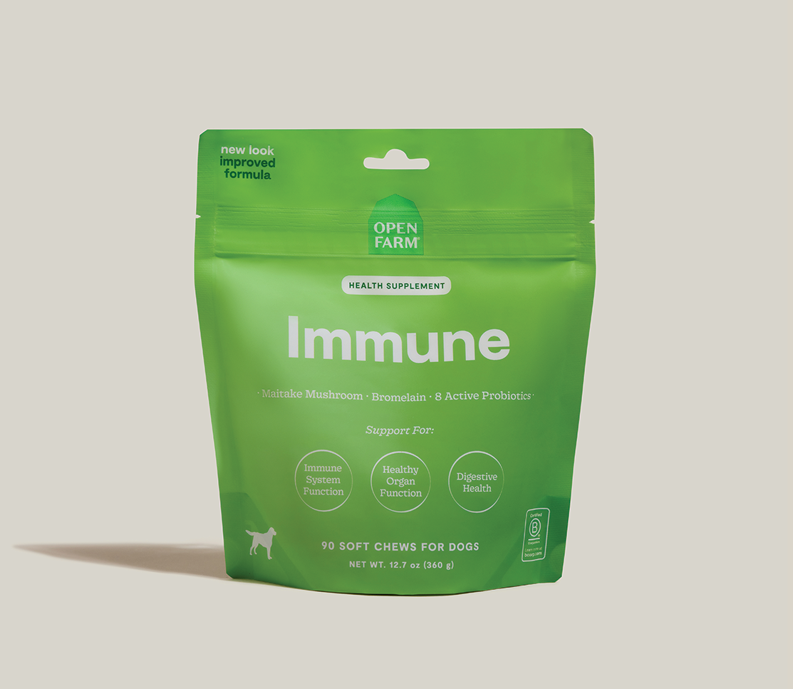 Immune Support Soft Dog Chews – Probiotics, Turmeric & Functional Mushrooms