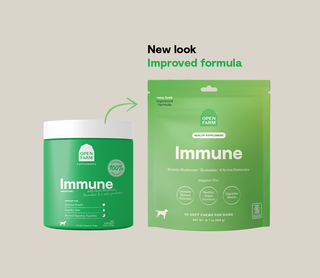 Immune Support Soft Dog Chews – Probiotics, Turmeric & Functional Mushrooms