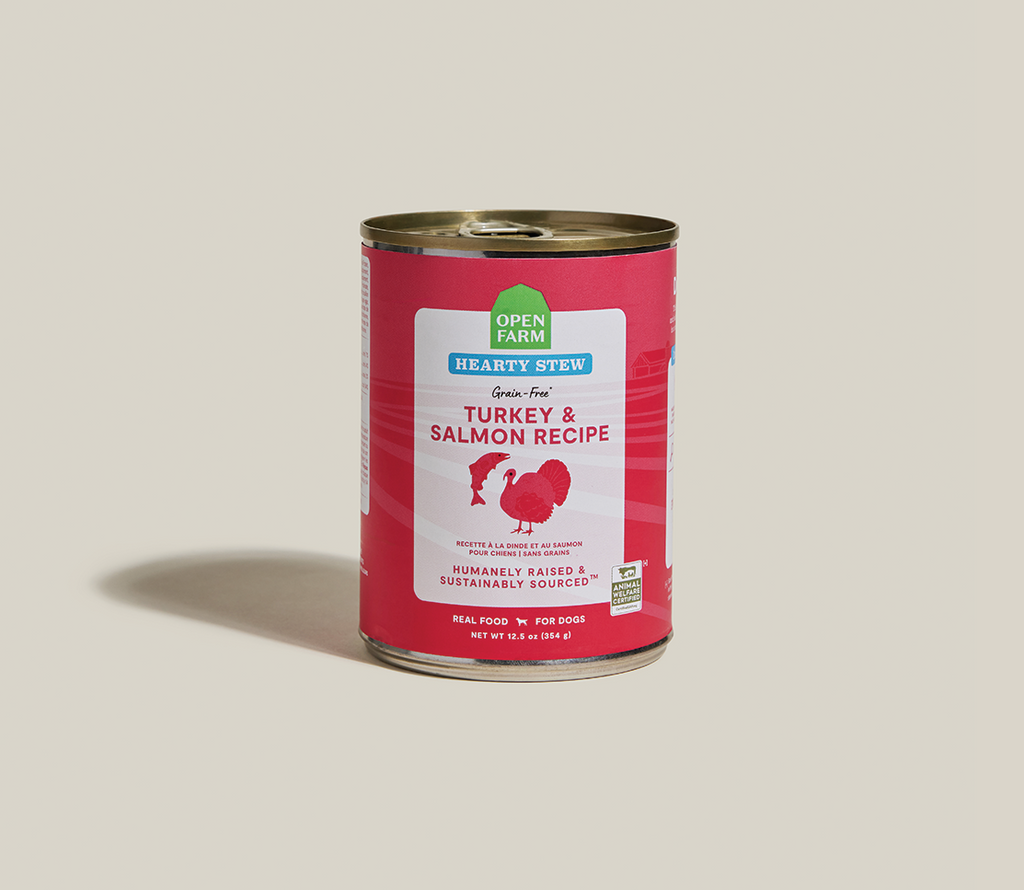 Turkey & Salmon Grain-Free Hearty Stew Wet Dog Food - Rich Gravy Meal