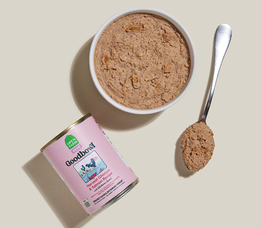 Chicken & Wild Salmon Smooth Pâté – Complete Wet Dog Food with Grains