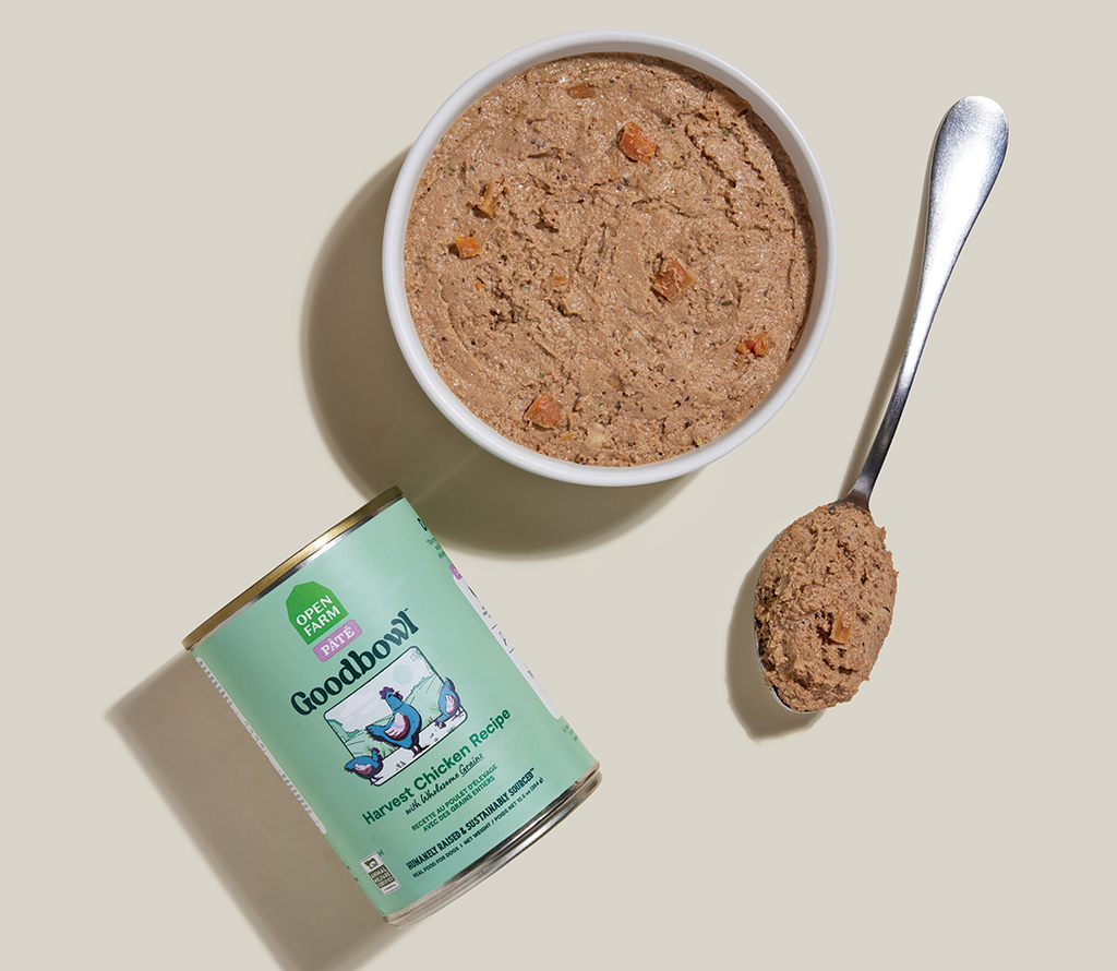 Chicken & Liver Wet Dog Pate with Grains - Smooth, Moisture-Rich Meal