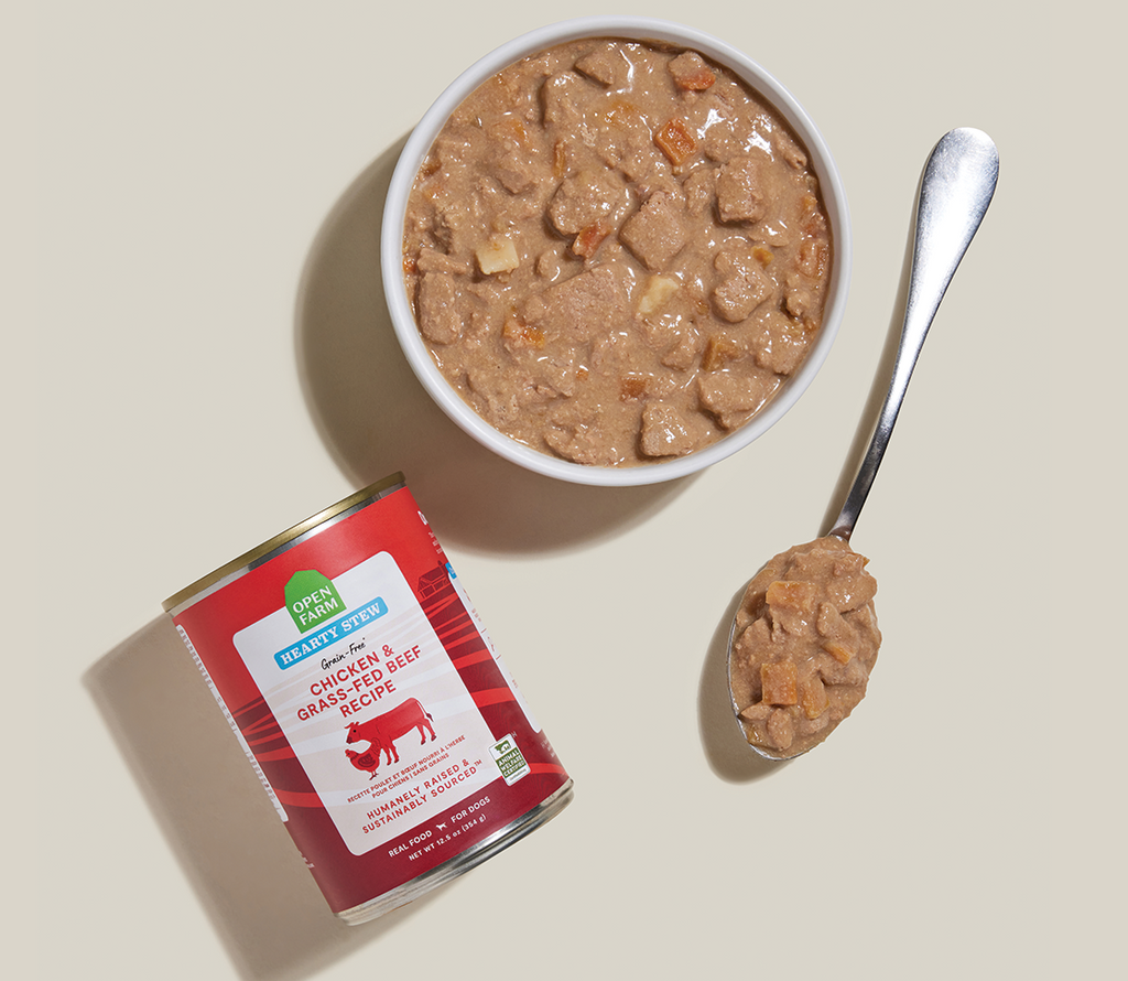 Chicken & Grass-Fed Beef Hearty Stew – Grain-Free Wet Dog Meal or Topper