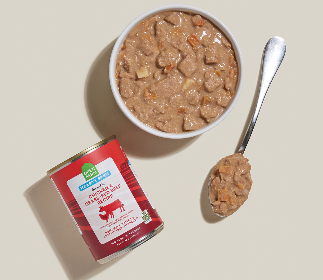 Chicken & Grass-Fed Beef Hearty Stew – Grain-Free Wet Dog Meal or Topper