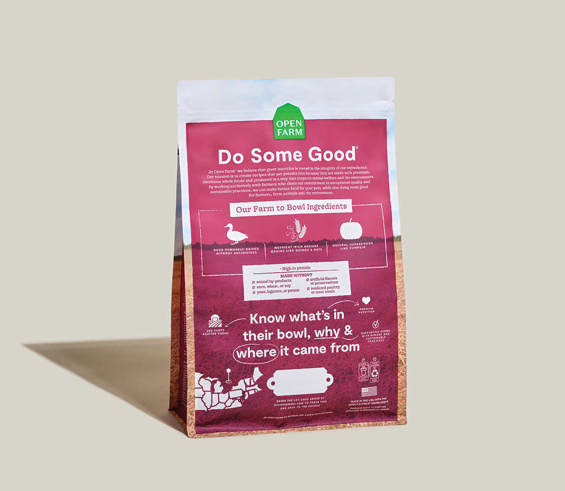 Duck & Ancient Grains Complete Dry Dog Food – Quinoa, Pumpkin & Coconut Oil