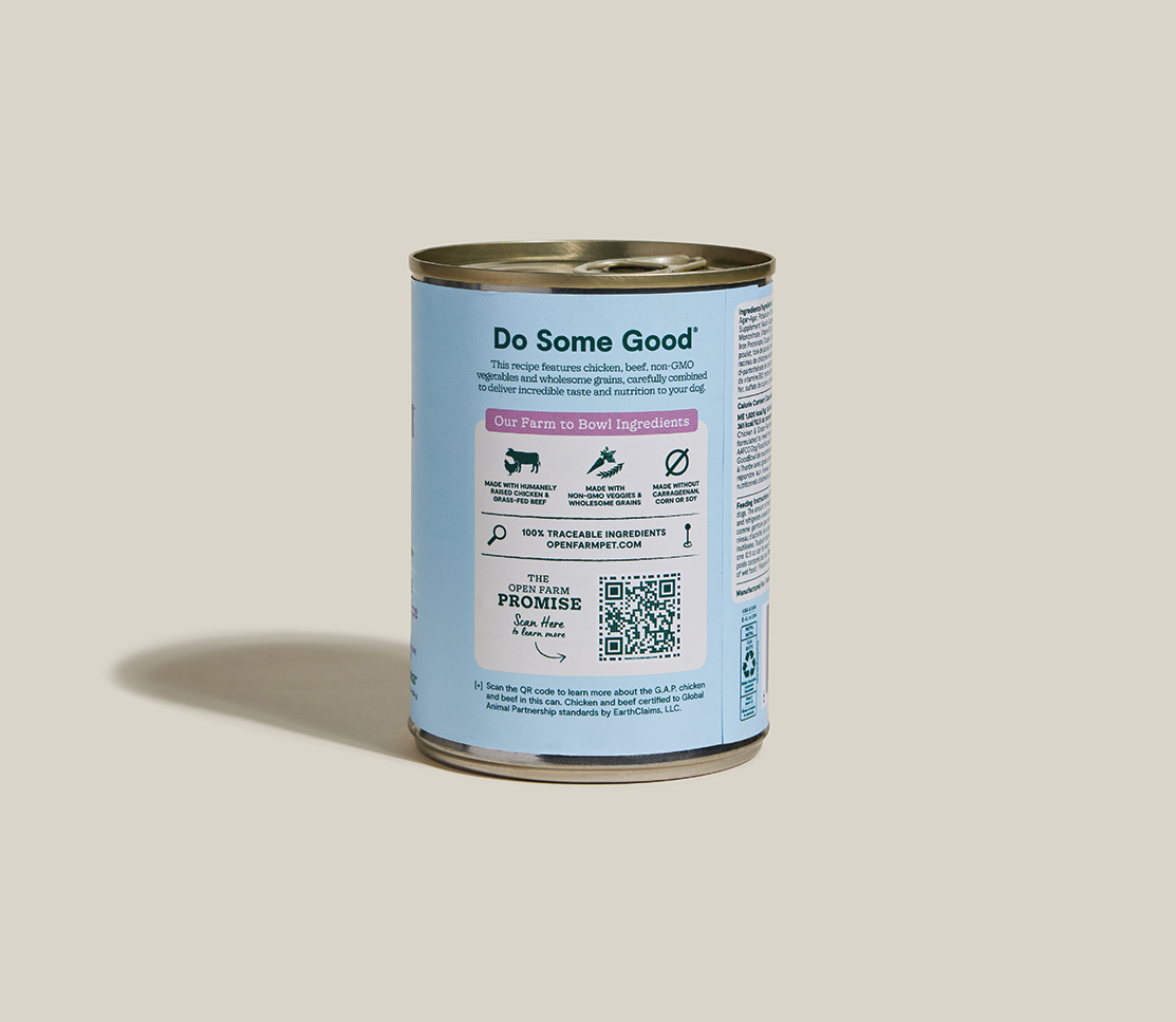 Chicken & Grass-Fed Beef Pâté for Dogs – Oats Carrots Moisture-Rich