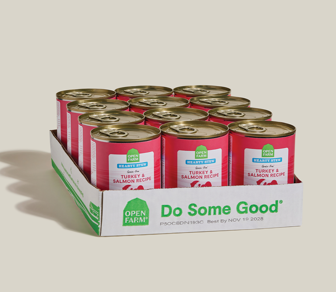 Turkey & Salmon Grain-Free Hearty Stew Wet Dog Food - Rich Gravy Meal