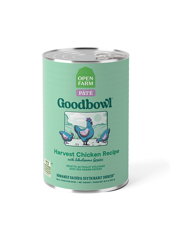 Chicken & Liver Wet Dog Pate with Grains - Smooth, Moisture-Rich Meal
